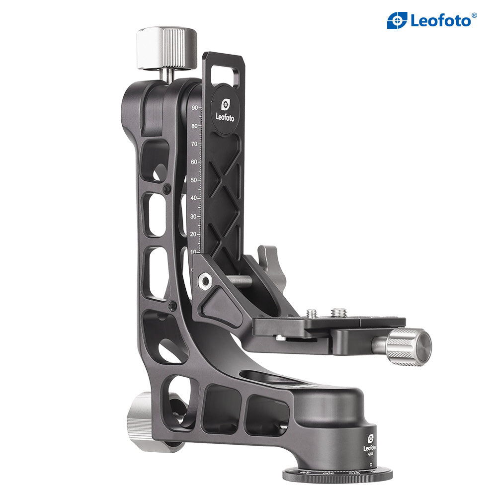 Leofoto PG-1 Lightweight Gimbal Tripod Head w/ Plate & Bag (Black/Camo)