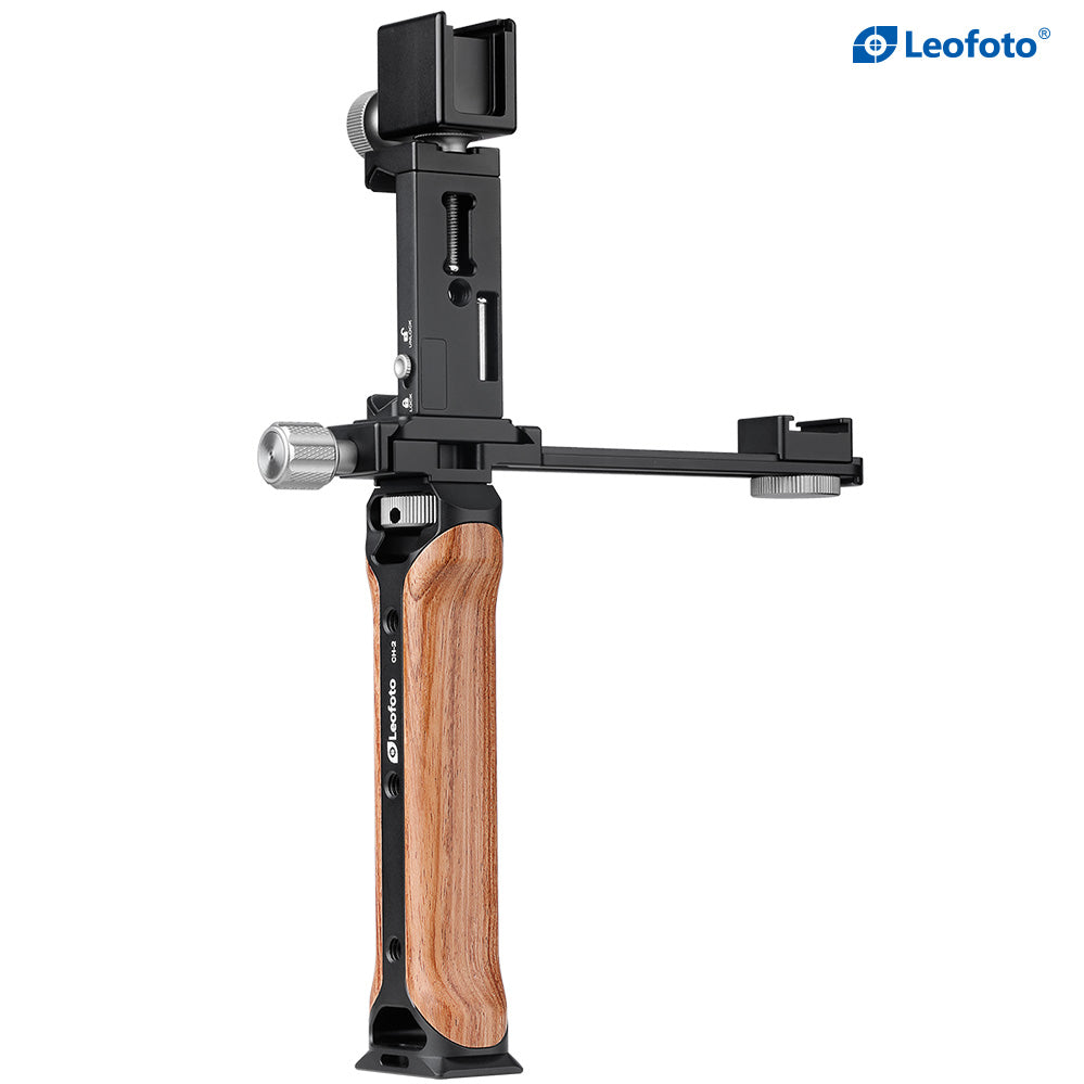 Leofoto VC-1 Mobile Video Kit with CH-2 Rosewood Handle