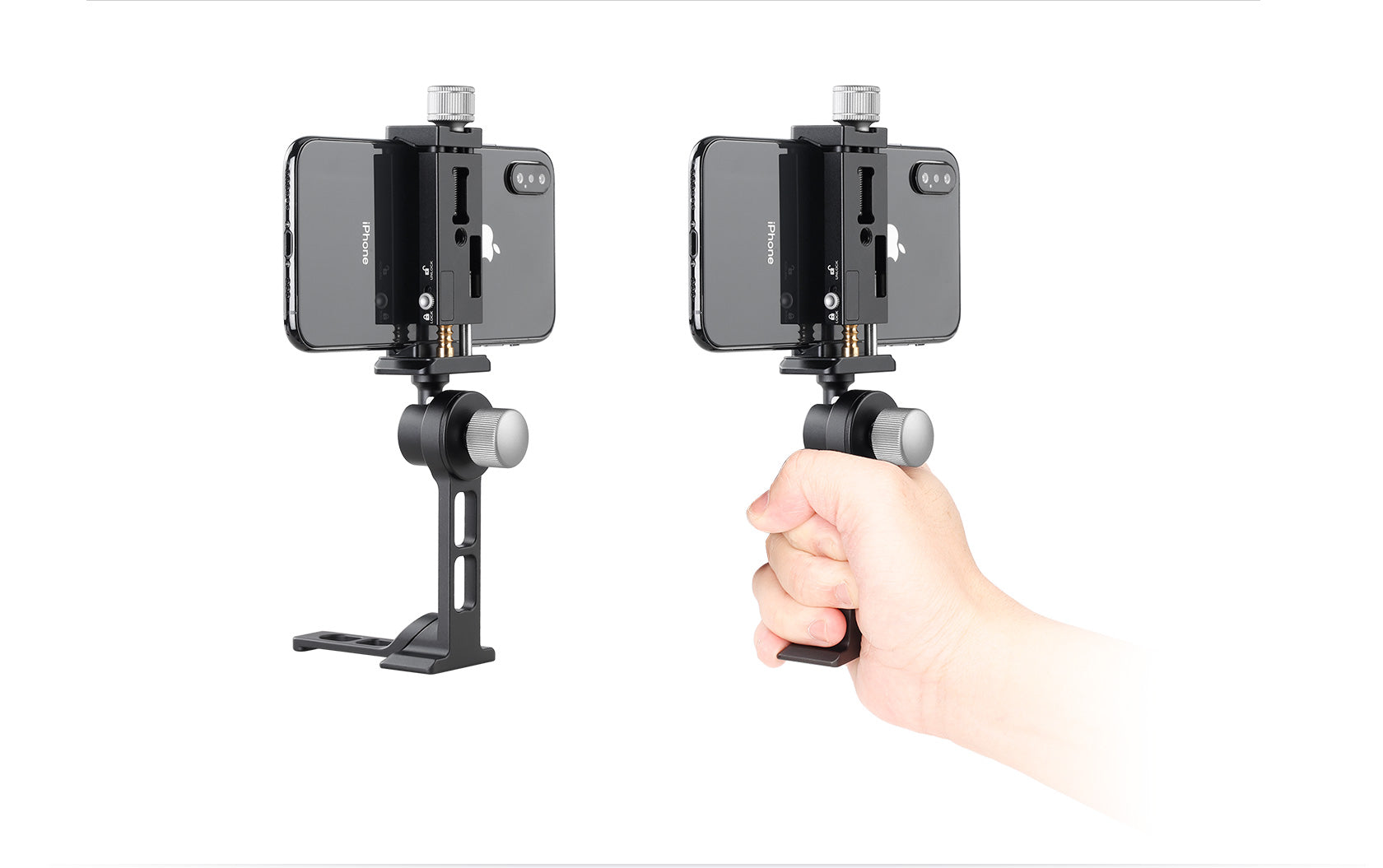 Leofoto PS-1 Smartphone Stand and PC-90II Clamp Combo with Arca-Compatible Base