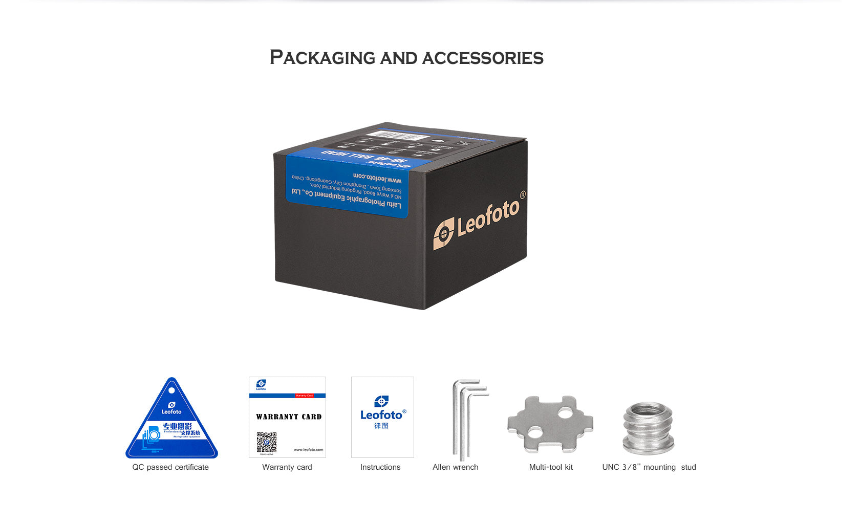 Leofoto G4-LR Four Way Geared Head with Lever Release Clamp | Arca Compatible