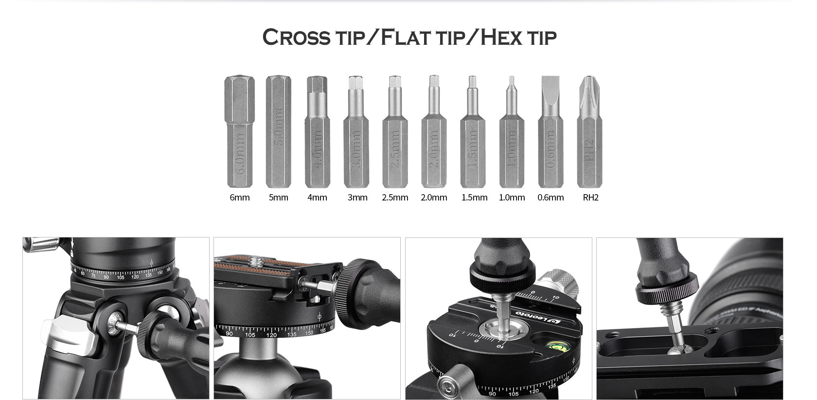 Leofoto LMT-10 Multi-Tool Tripod Allen Wrench Kit