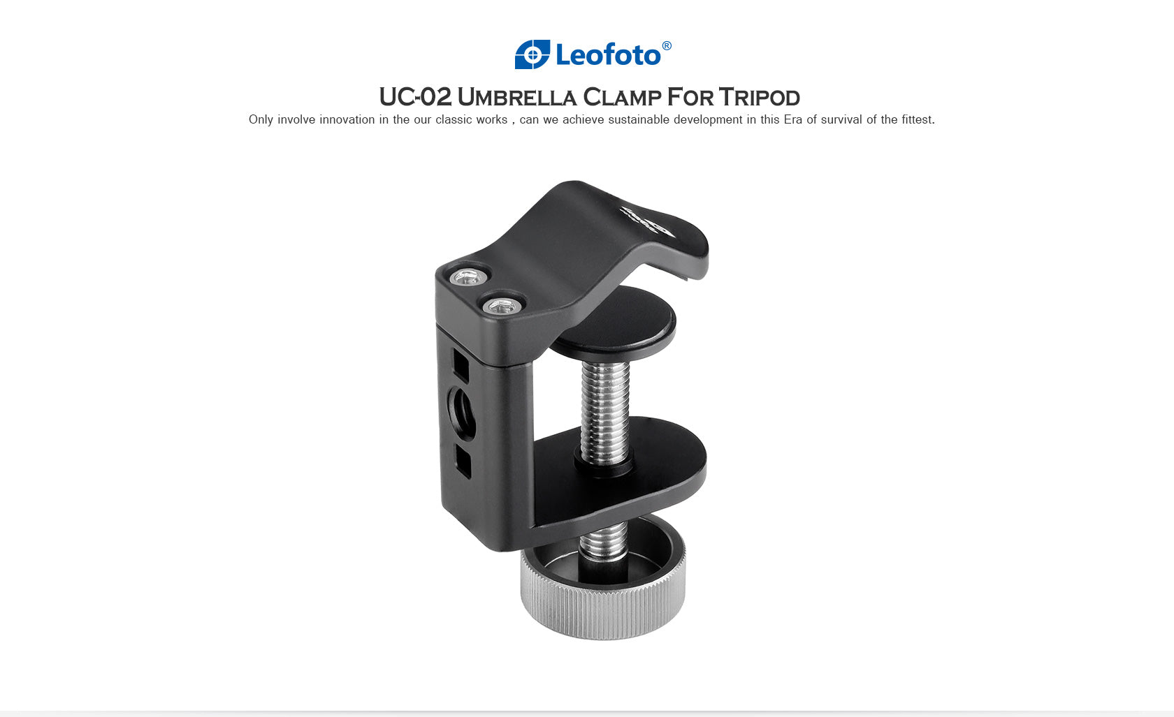 Leofoto UC-02 Multipurpose Clamp For Umbrella