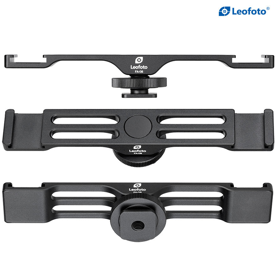 Leofoto FA-08 2 in 1 Flash Hot Shoe Adapter