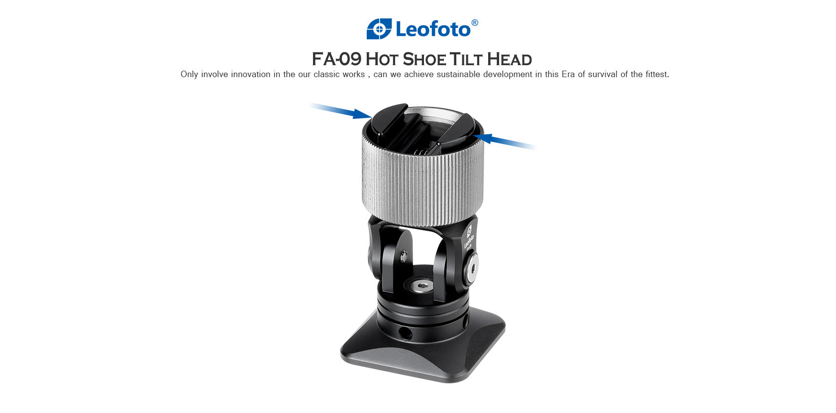 Leofoto FA-09 Cold Shoe and Hot Shoe Adapter