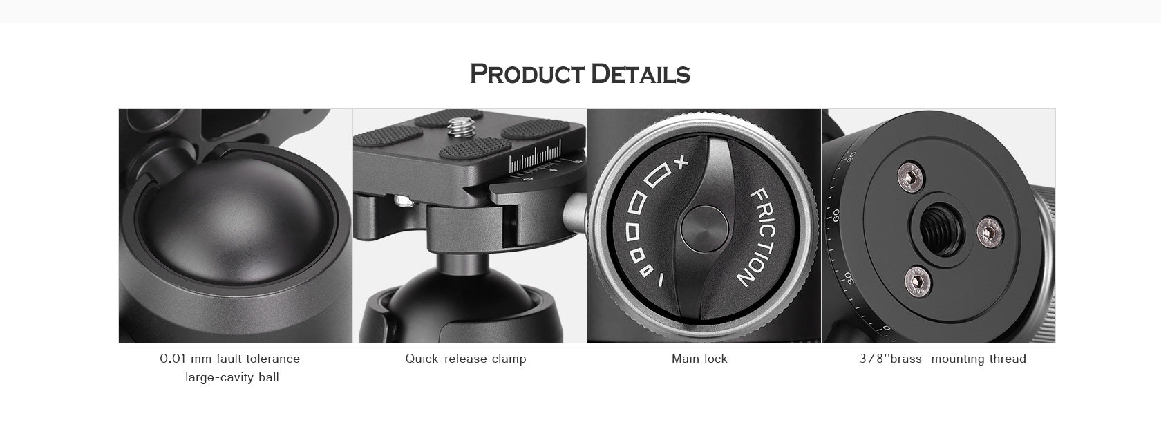 Leofoto XB-32 Ball Head With BPL-50 Quick Release Plate | Arca Compatible