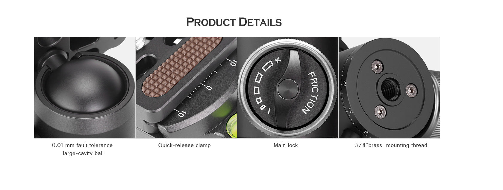 Leofoto XB-32Q Ball Head with NP-35 Quick Release Plate | Arca Compatible