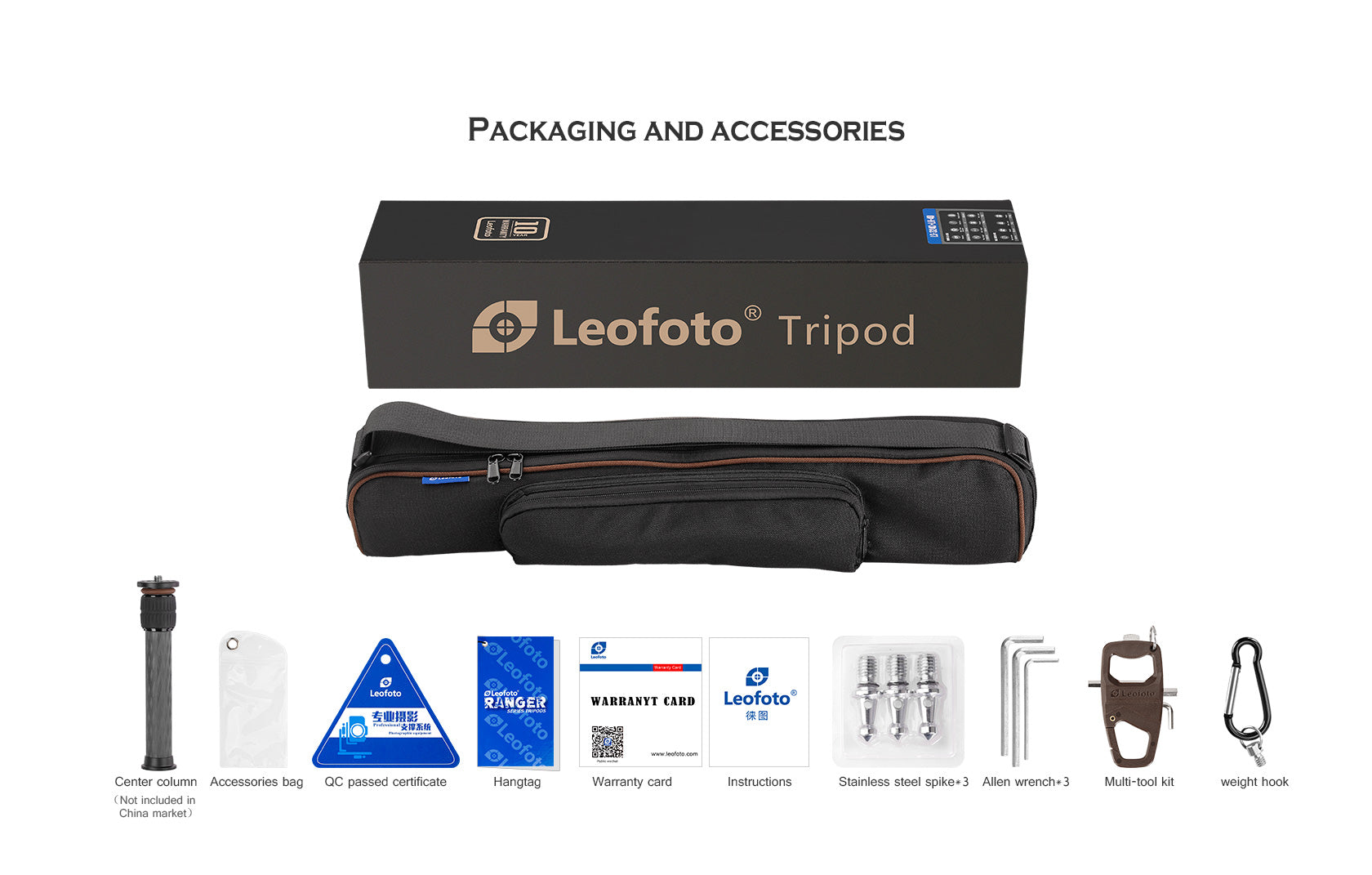 Leofoto LS-285C Ranger Series Tripod Set