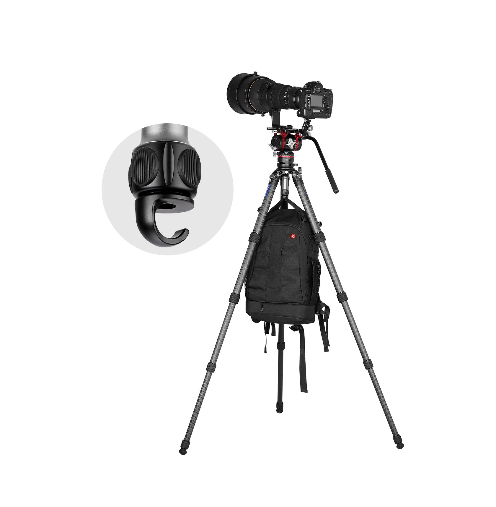 Leofoto YB-100LP / YB-100MP / YB-100SP | Leveling Base with Handle for 100mm Bowl | 3/8"