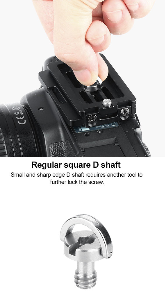 Leofoto Torque 1/4" D Ring Handle Screws (5 Pack)