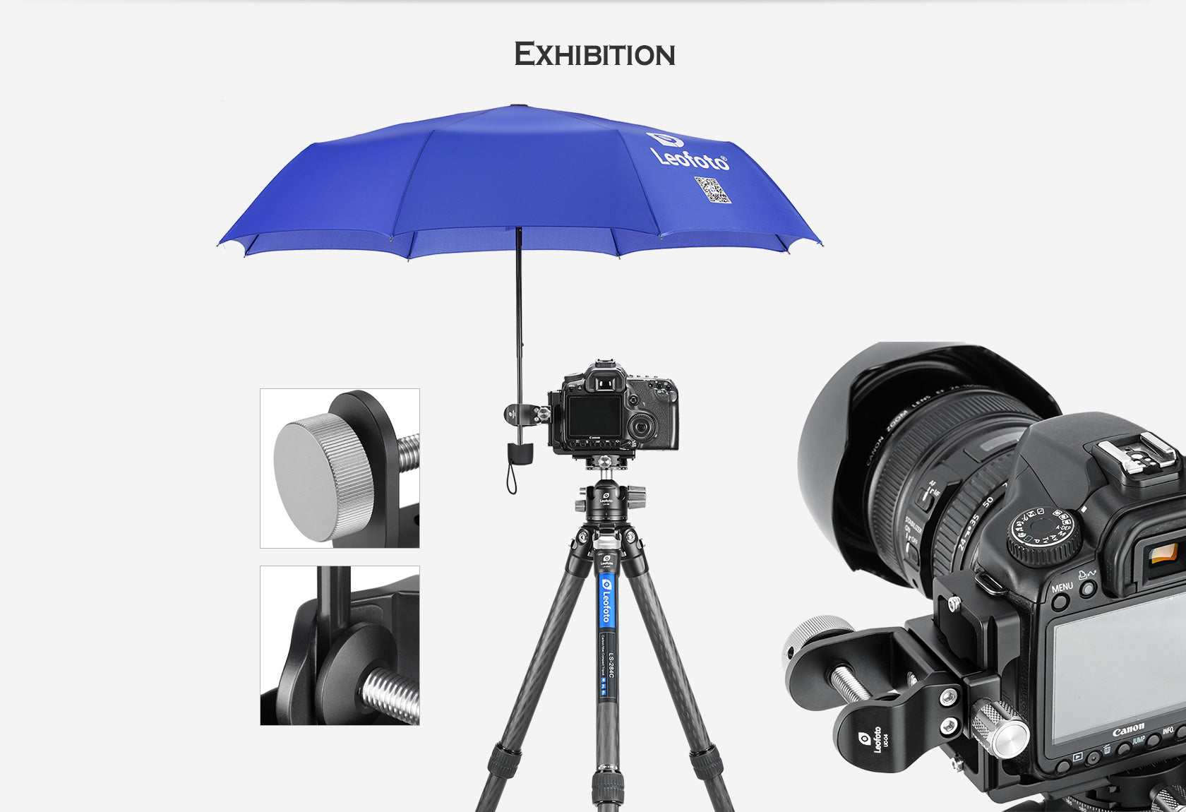 Leofoto UC-04 Multipurpose Clamp For Umbrella