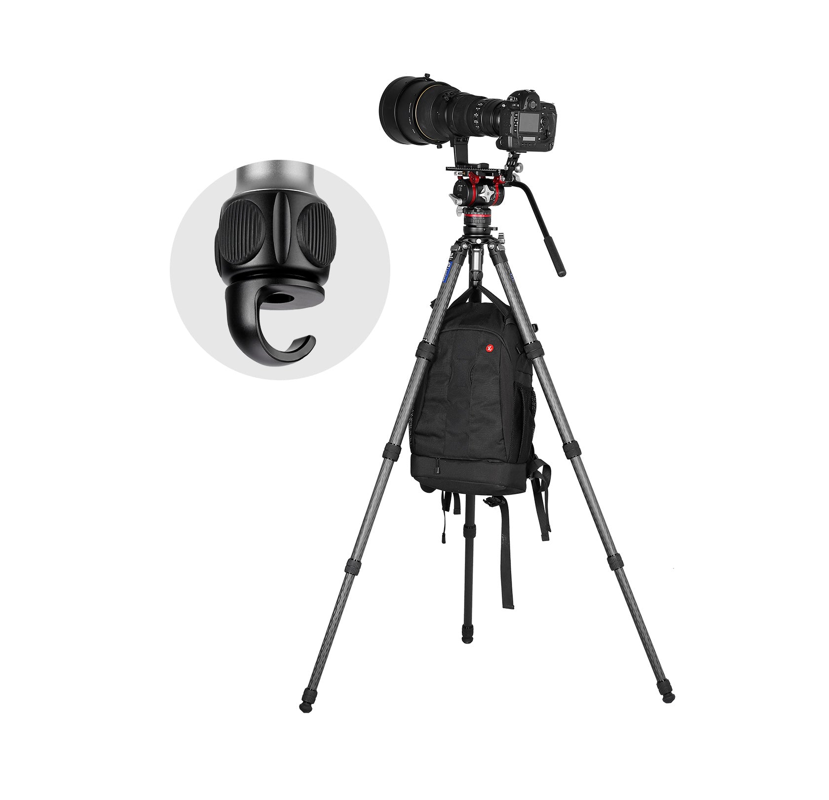 Leofoto YB-100LK / YB-100MK / YB-100SK | Leveling Base with Handle for 100mm Bowl | Arca Clamp