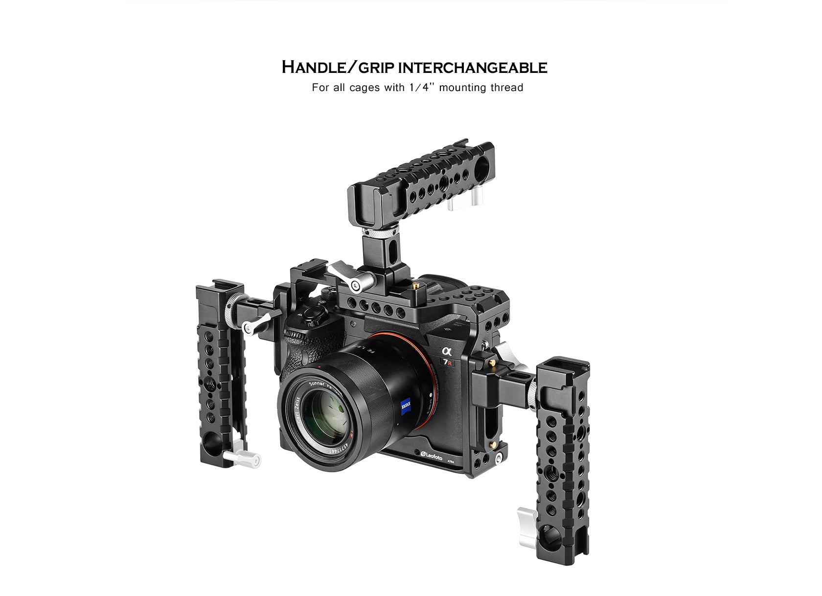 Leofoto AH-1 NATO-Style Handgrip with 1/4"-20 Mounting Threads