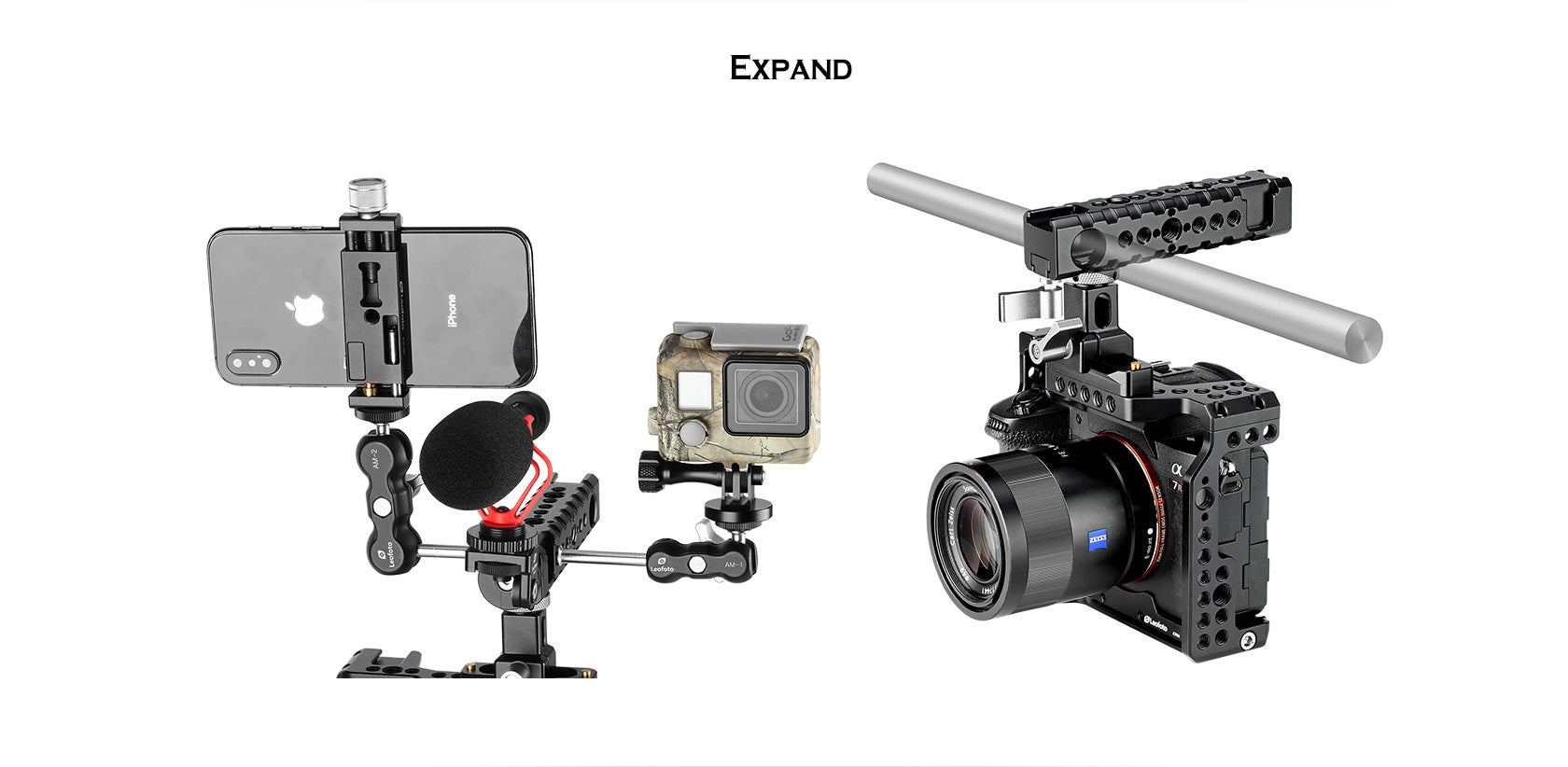 Leofoto AH-1 NATO-Style Handgrip with 1/4"-20 Mounting Threads