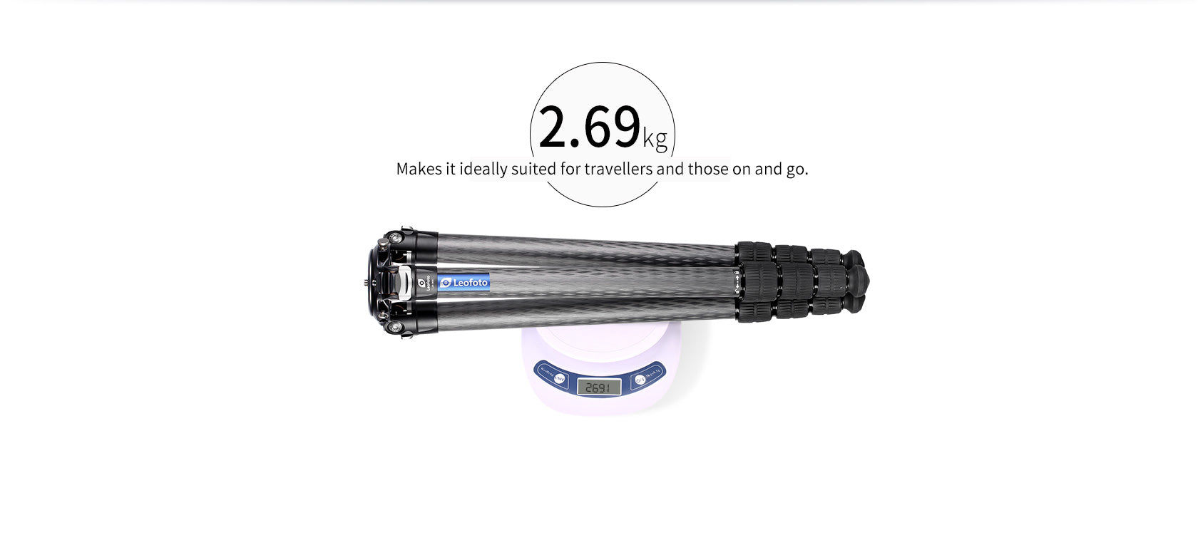 Leofoto LM-404CL(Long) Tripod with 100mm Video Bowl/Platform and Bag | Max Load 88 lb