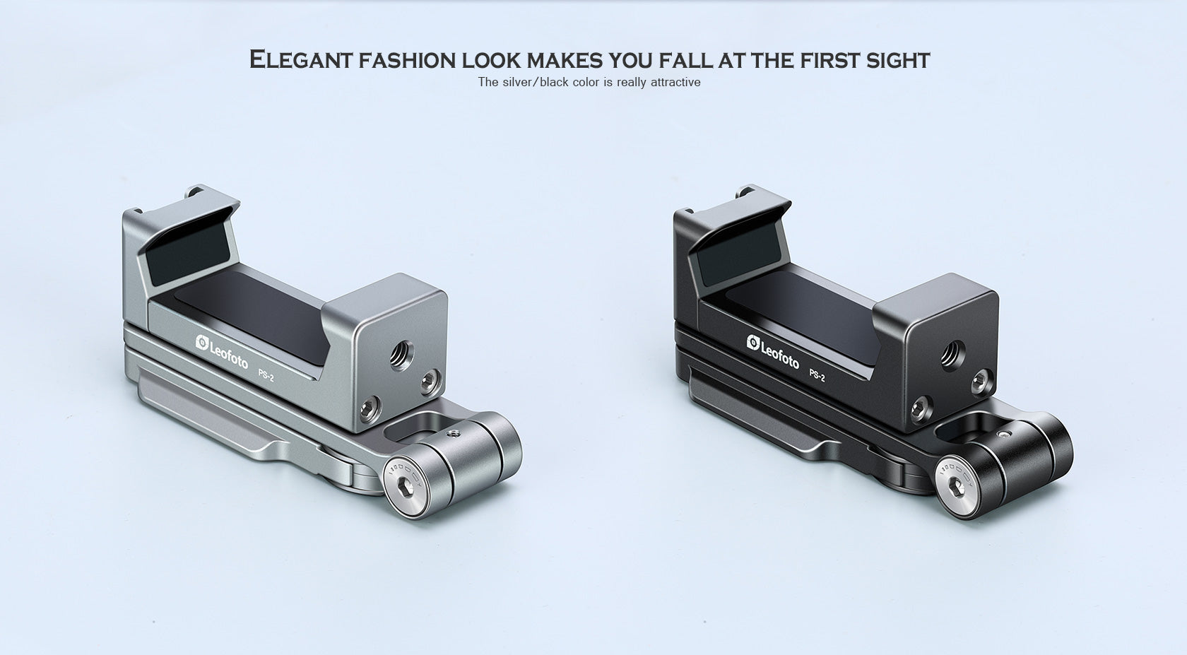 Leofoto PS-2 Multi-Functional Foldable Cellphone Stand with Arca-Compatible Dovetail and Cold Shoe Mount