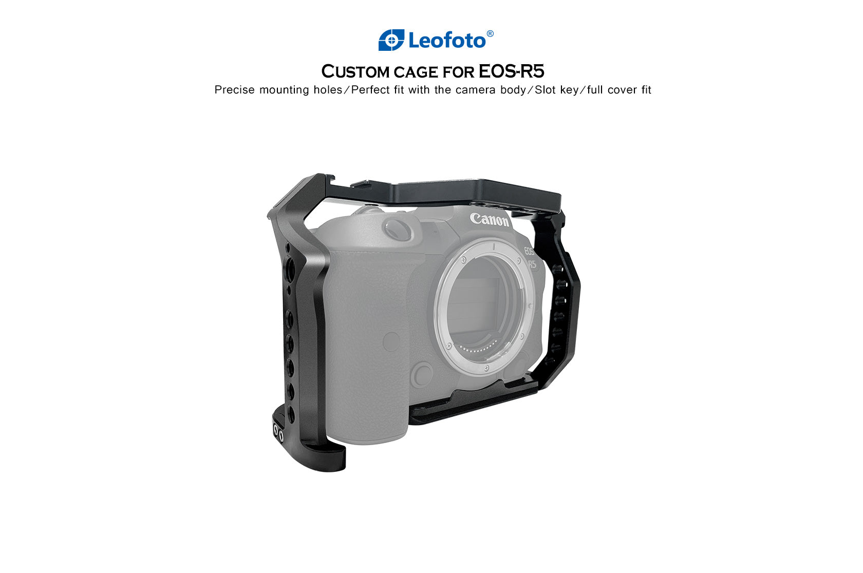 Leofoto EOS-R5 Custom Cage for Canon EOS-R5 Camera