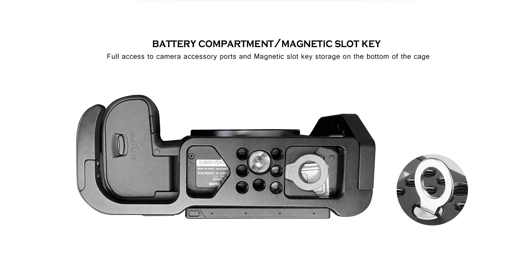 Leofoto EOS-R5 Custom Cage for Canon EOS-R5 Camera