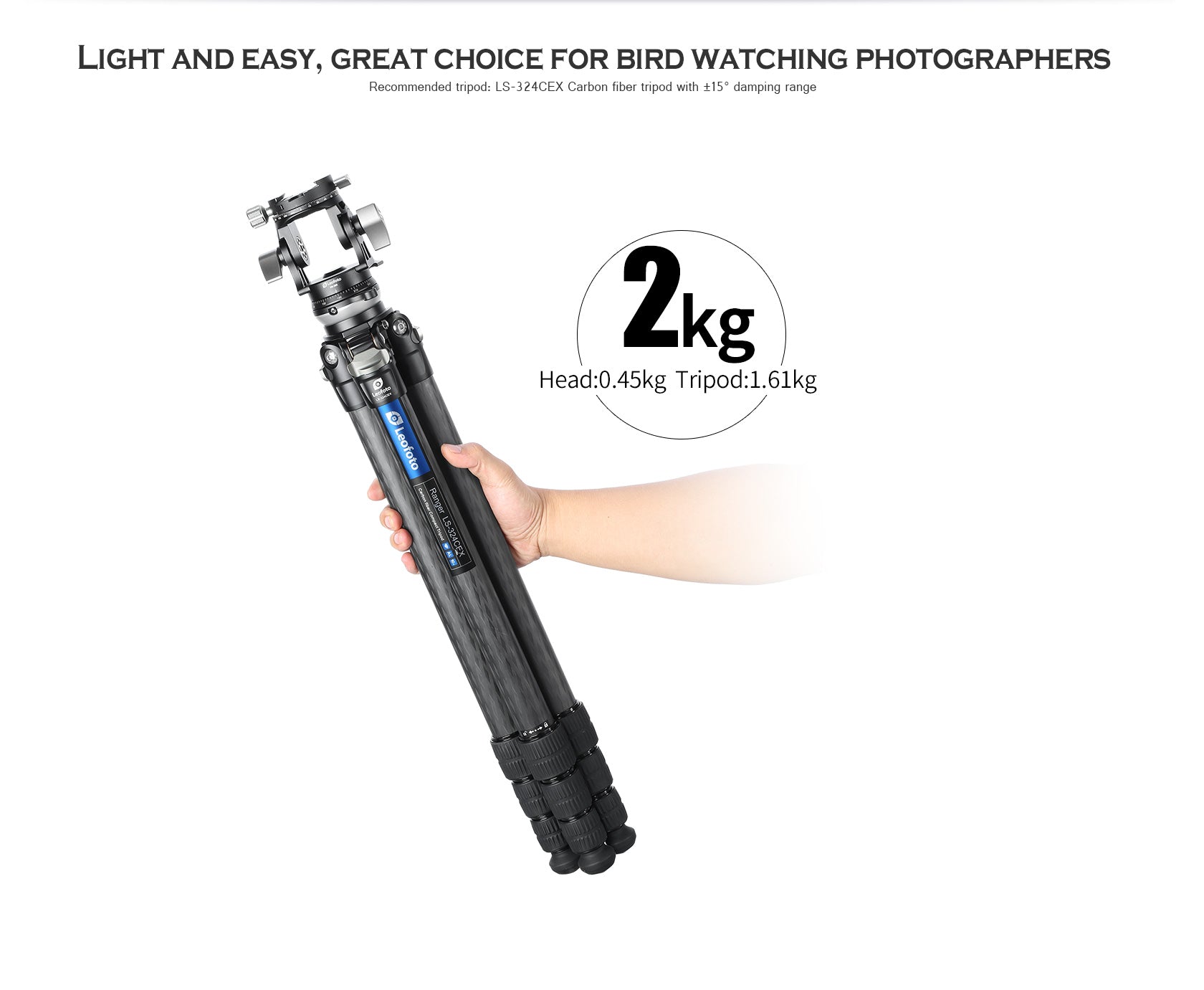 Leofoto VH-30R / VH-30RN Screw-knob Arca clamp with independent 360° panning