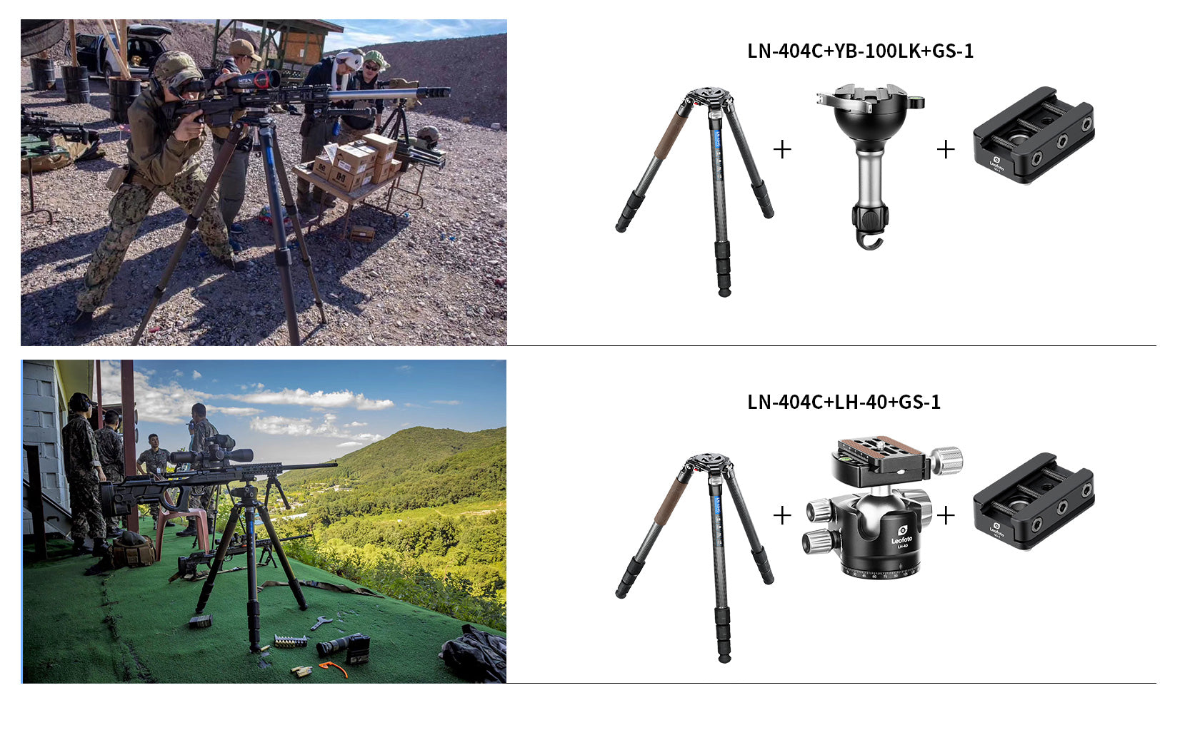 Leofoto LN-364C Heavy Duty Tripod with 75mm Video Bowl+Platform & Bag