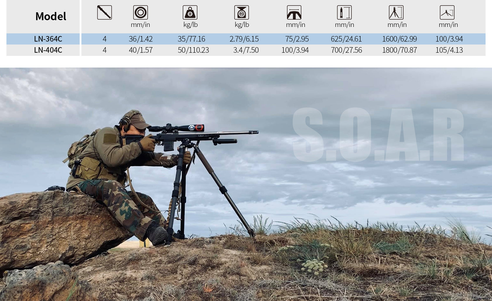 Leofoto LN-364C Heavy Duty Tripod with 75mm Video Bowl+Platform & Bag