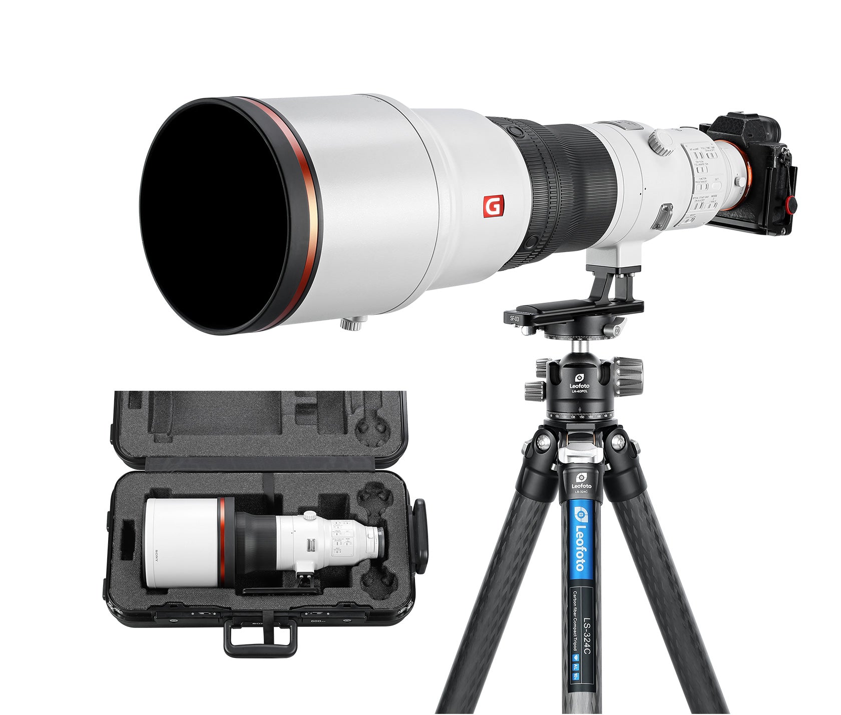 Leofoto SF-03 Replacemet Lens Foot for SONY FE 400 F/2.8,600/4.0