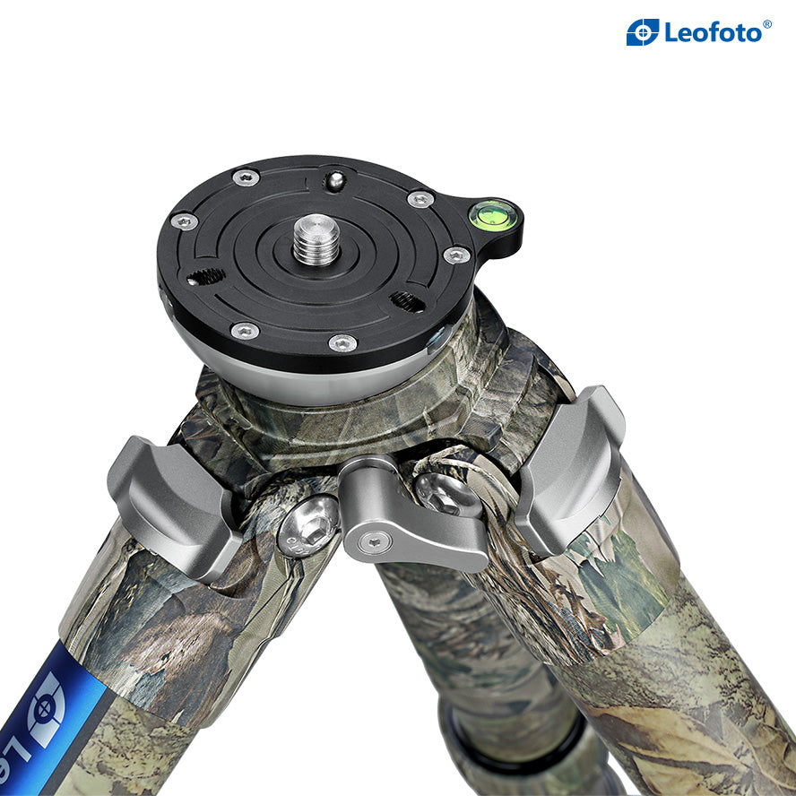 Leofoto LS-365CEX + PG-1 (Full Camo) Ranger Leveling Tripod and PG-1 Gimbal Head Set