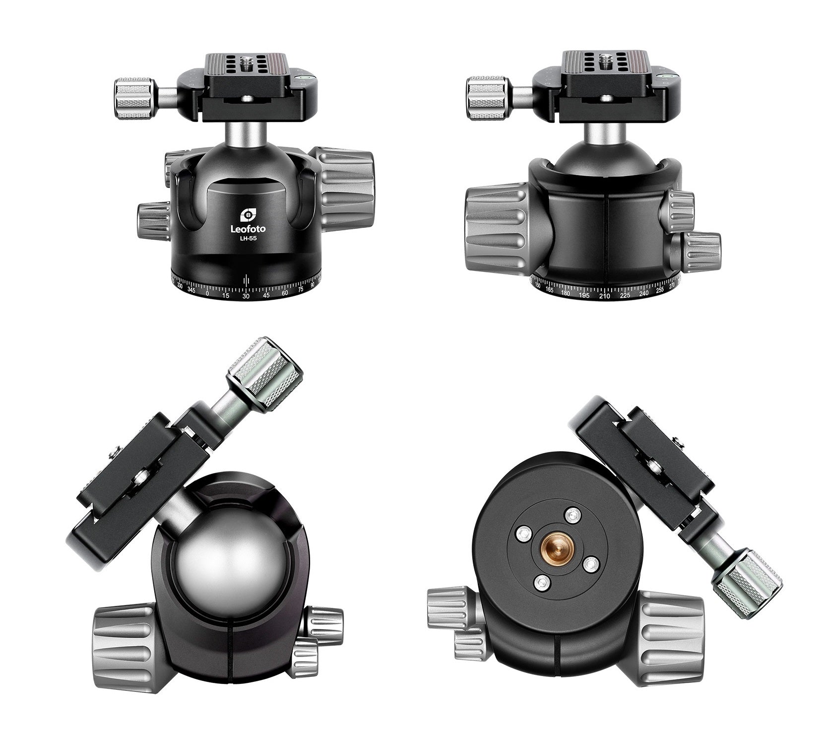 Leofoto LN-364C Heavy Duty Tripod with 75mm Bowl+Platform & Bag | Ball Head/Leveling Base Kit