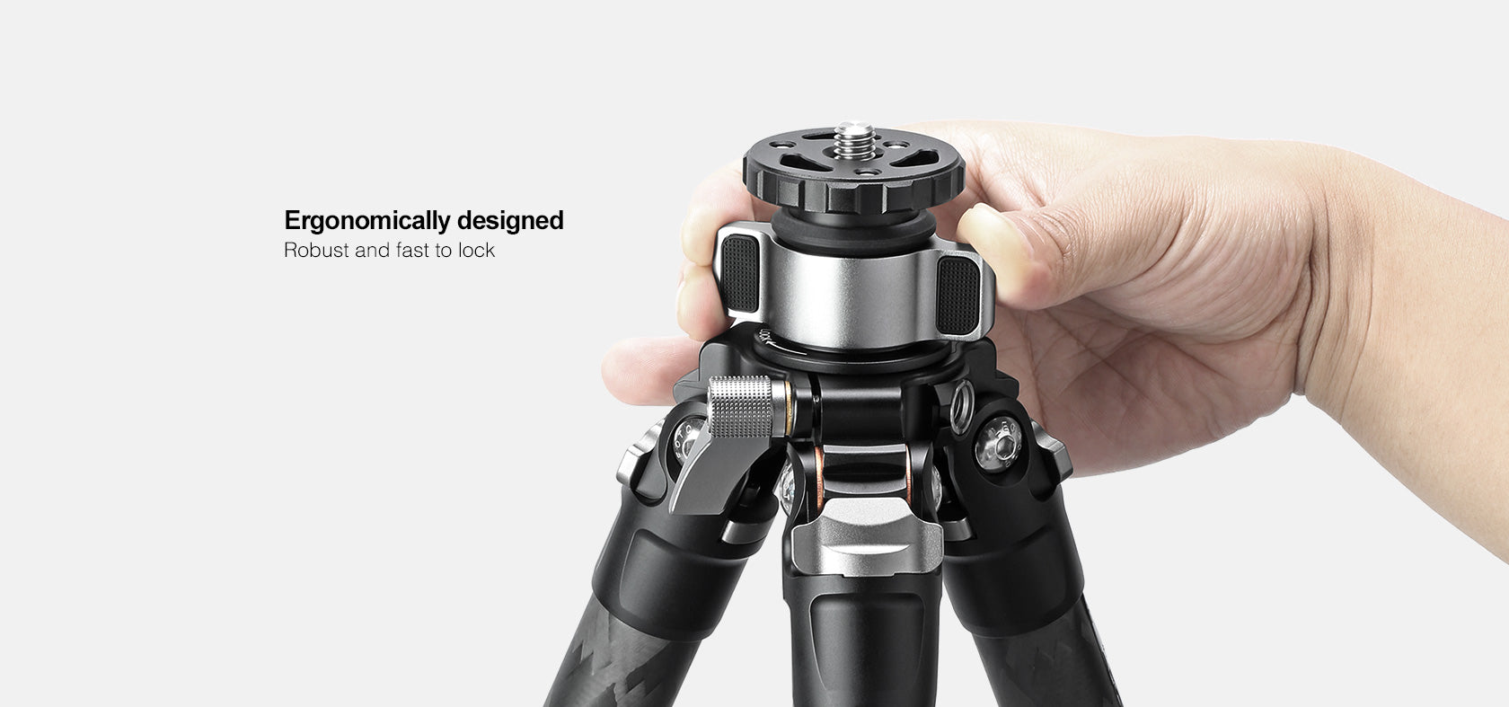 Leofoto LQ-284C Premium Carbon Fiber Tripod with Quick Swap Center Column+Apex Platform and Tripod Bag