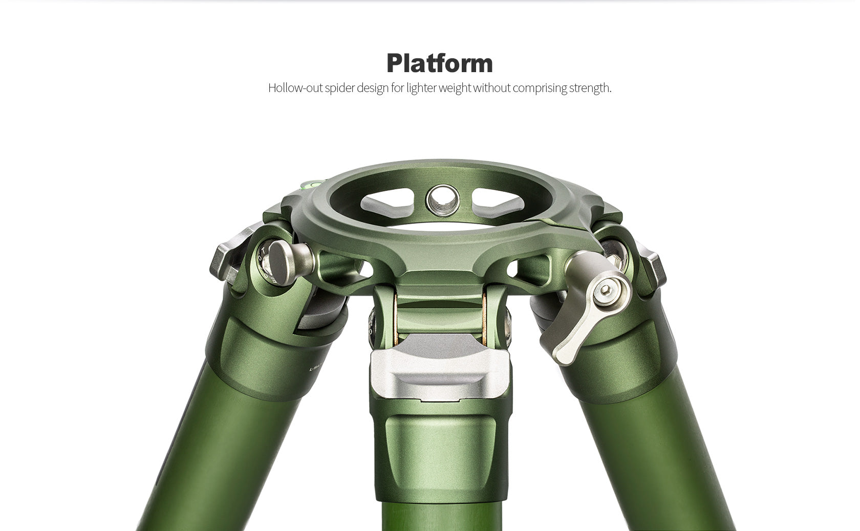 Leofoto LM-364CL(Long) Tripod with 75mm Video Bowl+Platform and Bag (Olive Green)