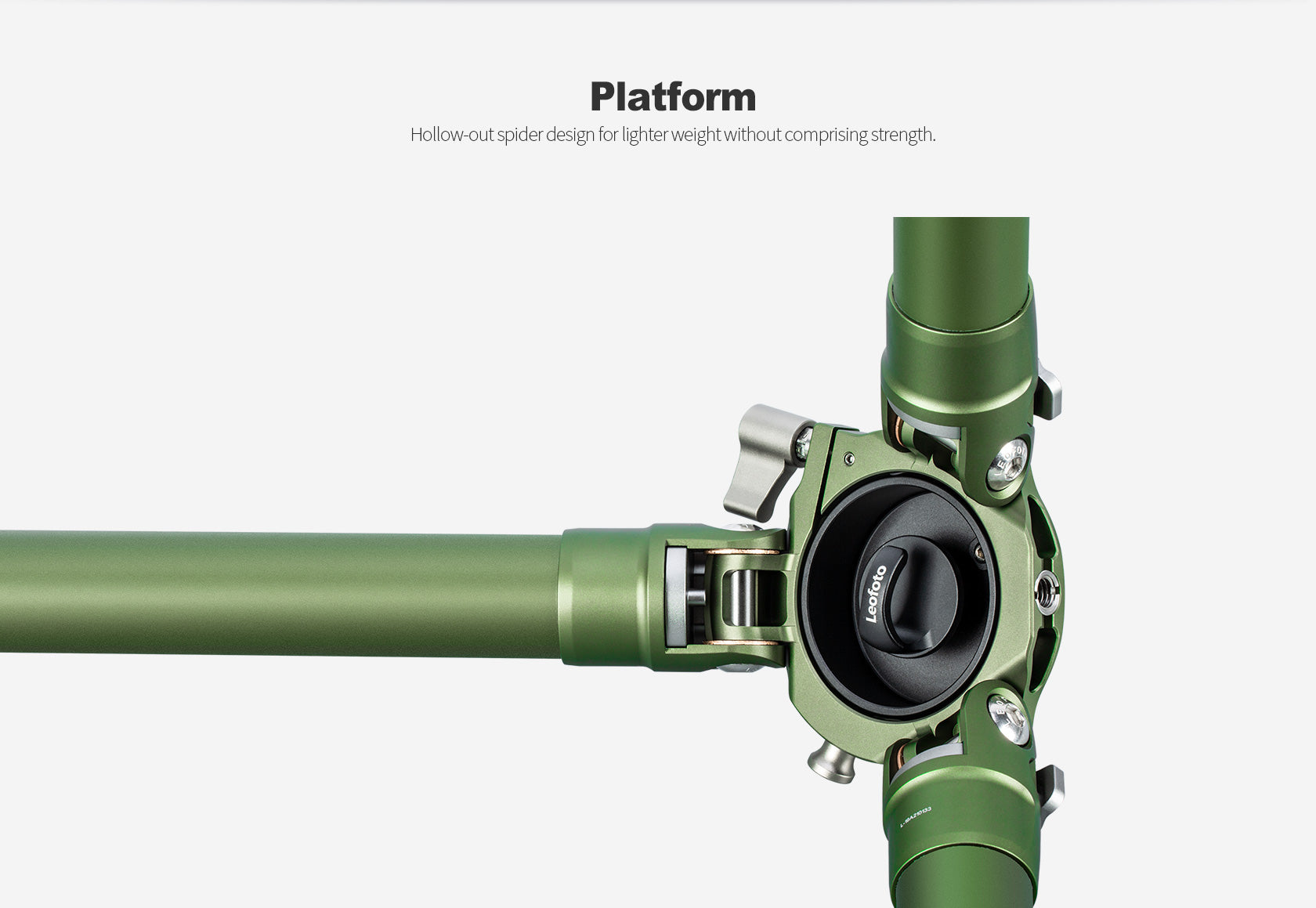 Leofoto LM-364CL(Long) Tripod with 75mm Video Bowl+Platform and Bag (Olive Green)