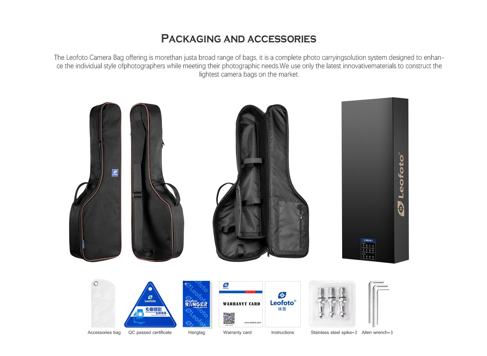 Leofoto LS-365CEX + PG-1 (Full Camo) Ranger Leveling Tripod and PG-1 Gimbal Head Set