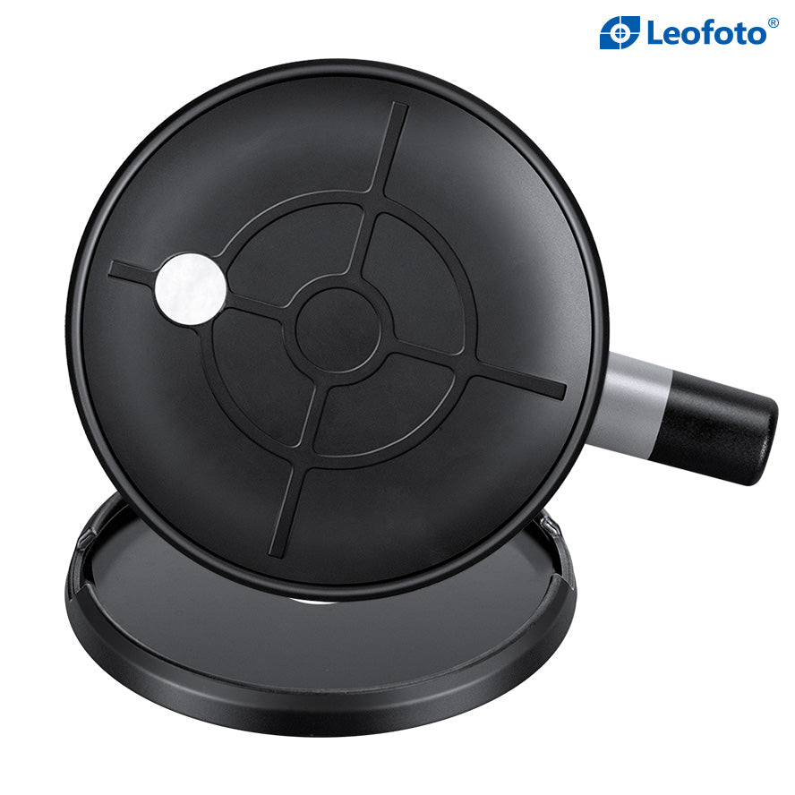 Leofoto SC-02 100mm Suction Cup Mounting Base | 1/4" Screw with 1/4"& 3/8" Threaded Holes | Max Load: 88lb (40kg)