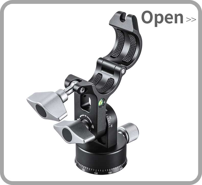 Leofoto HS-22/ HS-25/ HS-28/ HS-32 HS Series Center Column Tilt Adapter | 3/8"