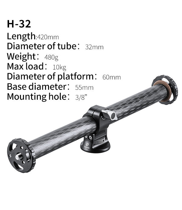 Leofoto H-32 Carbon Fiber Tripod Arm