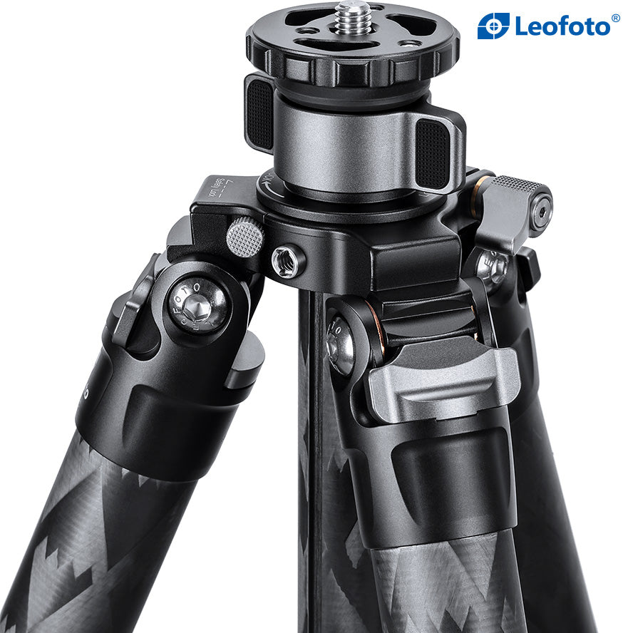 Leofoto LQ-365C Premium Carbon Fiber Tripod with Quick Swap Center Column+Apex Platform and Tripod Bag