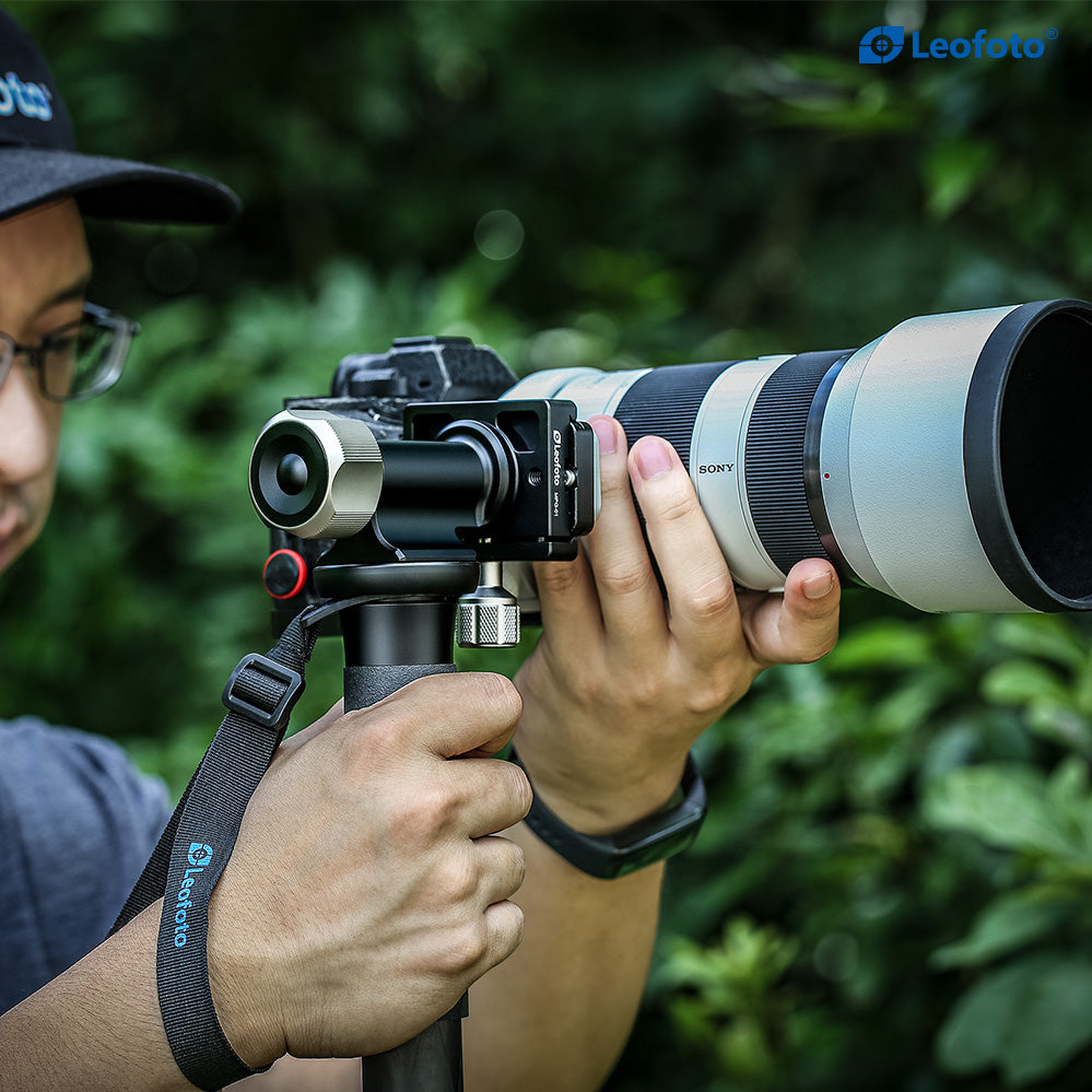 Leofoto MPG-01 Series Monopod Head Side Mount | 360° Tilting