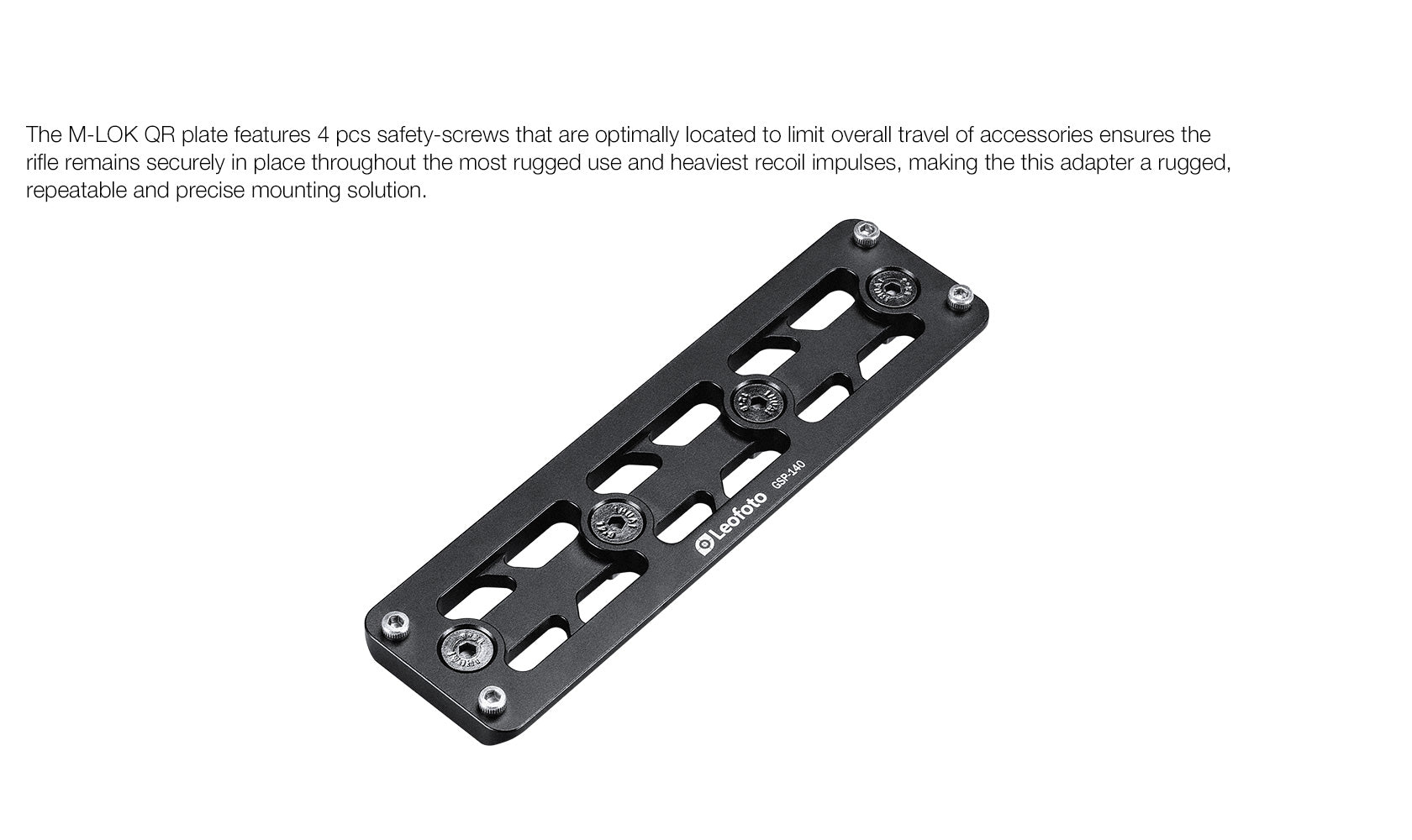 Leofoto GSP-80 / GSP-140 / GSP-240 / GSP-300 M-LOK QR Plates | Arca