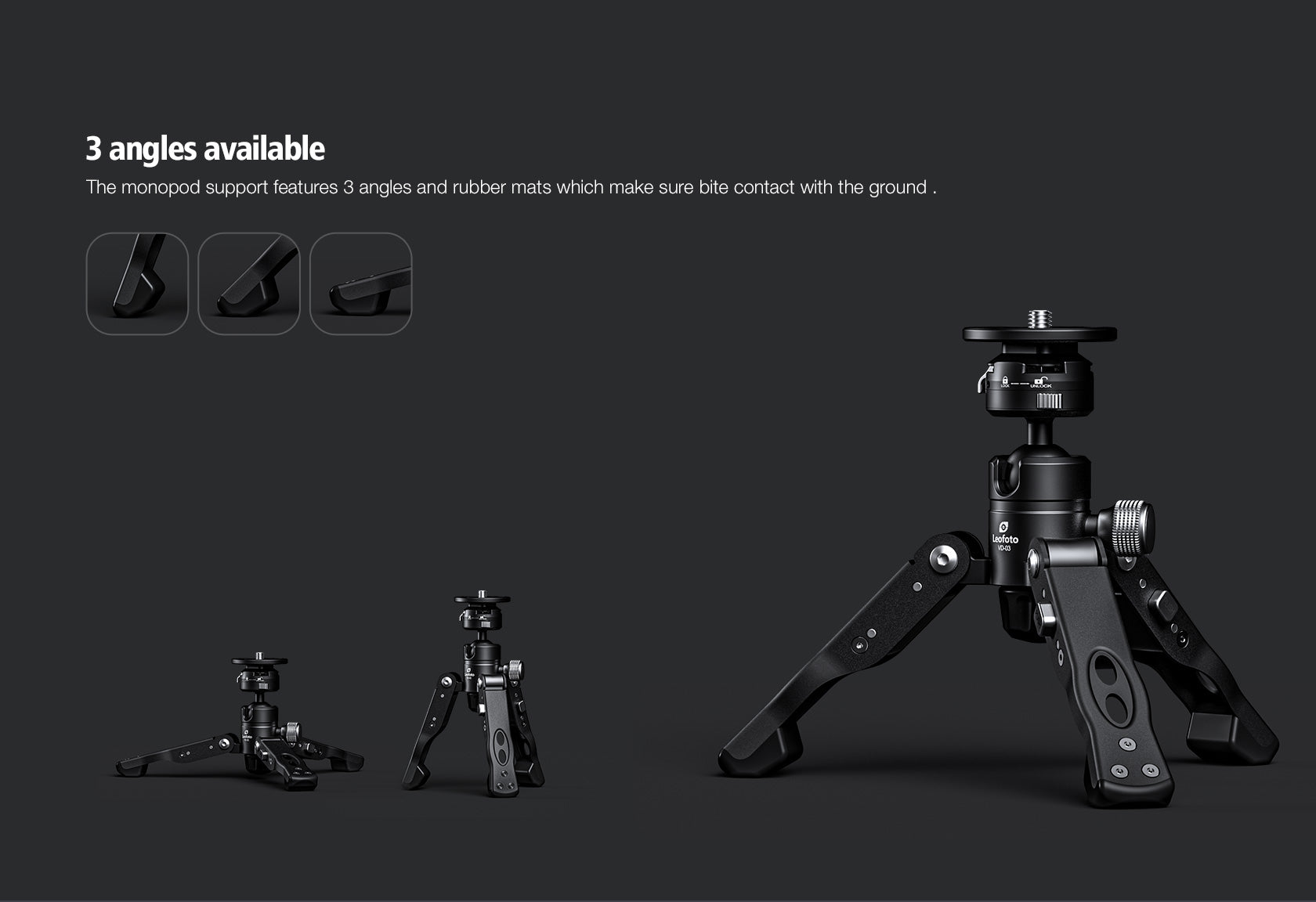 Leofoto VD-03 Monopod Base Support