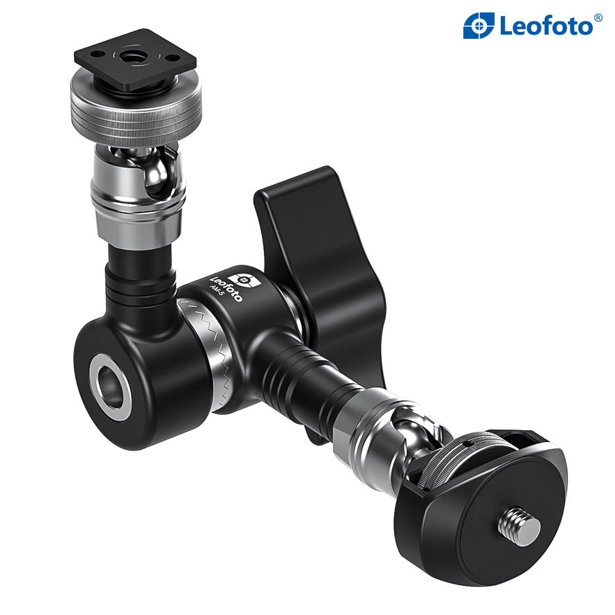 Leofoto AM-5 / AM-6 Versa Magic Arm "Heavy-Duty" Multi-Purpose Accessory | 1/4th Mounting Screws