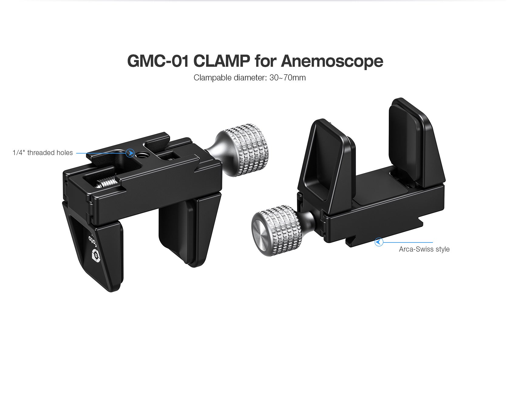 Leofoto GMC-01/02 Clamp Set for Anemometer
