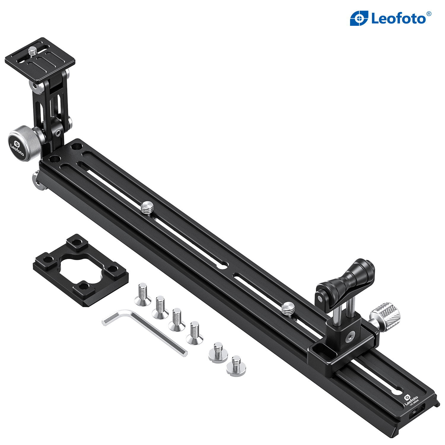 Leofoto VR-380Kit Updated 380mm Dual Pivot Long Lens Support for Manfrotto/ Sachtler Tripod Head