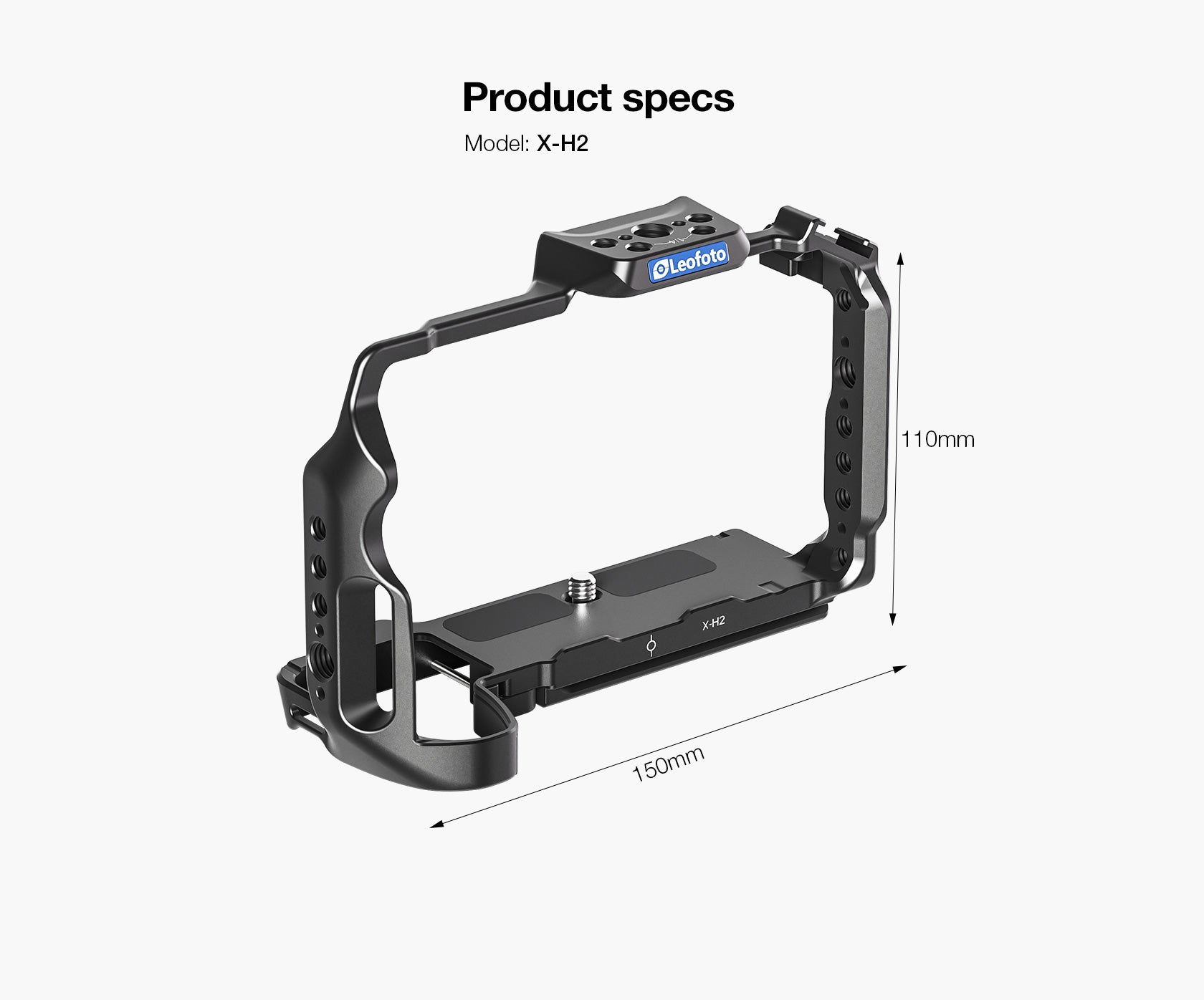 Leofoto X-H2 Camera Cage for Fujifilm X-H2