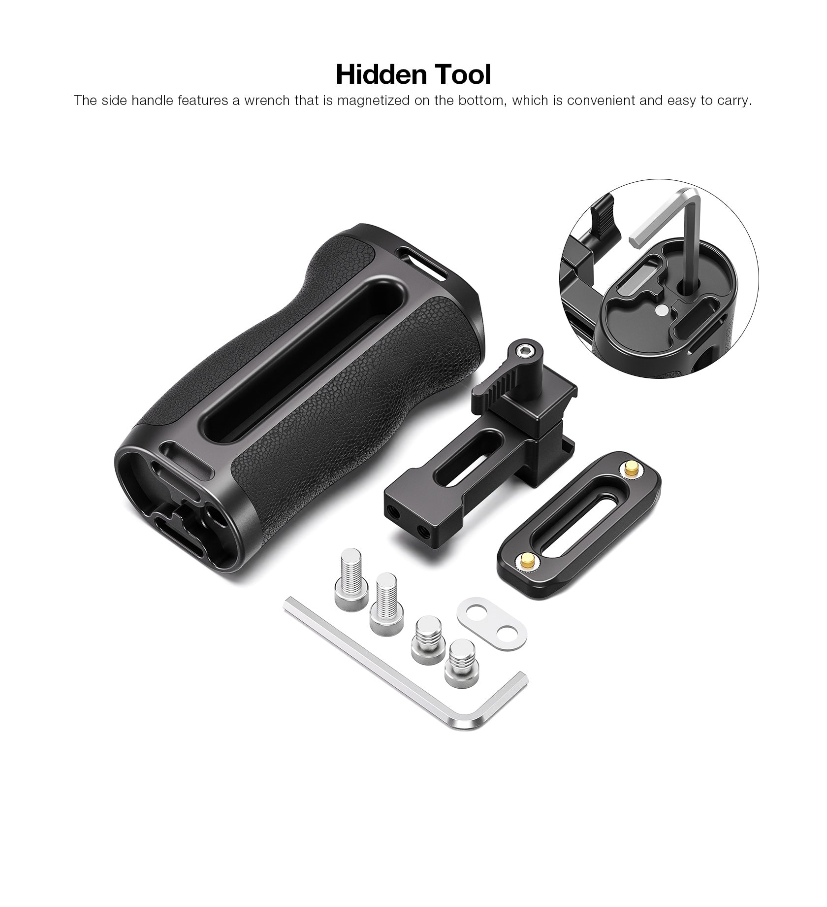 Leofoto CH-7-1 Side Handle | NATO/Picatinny Rail