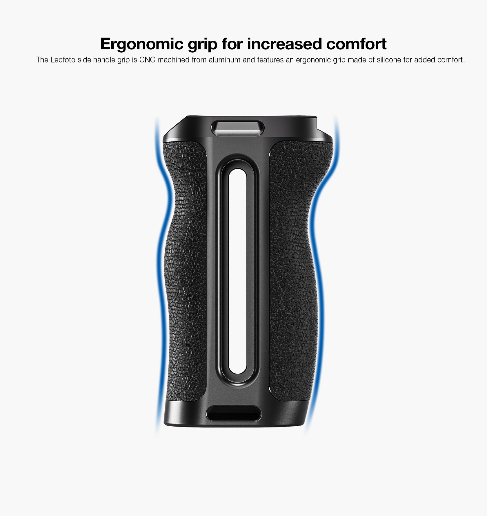 Leofoto CH-7-3 Universal Side Handle | 1/4”-20 Mount