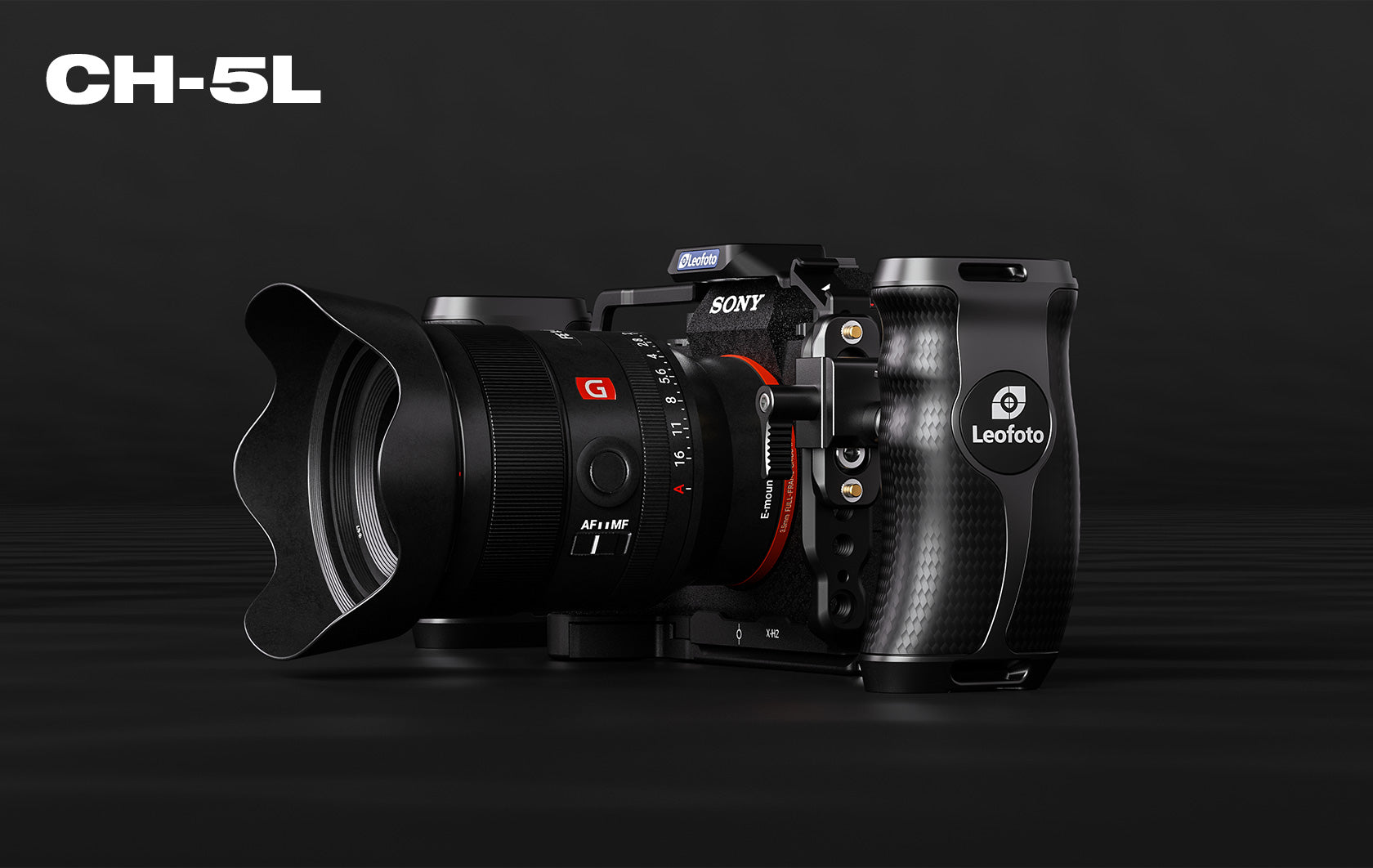 Leofoto CH-5 (Right or Left) Rotating Carbon Fiber Side Handle