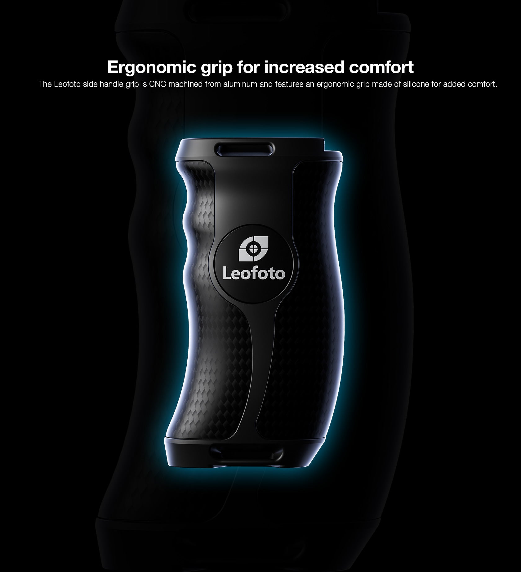 Leofoto CH-5 (Right or Left) Rotating Carbon Fiber Side Handle