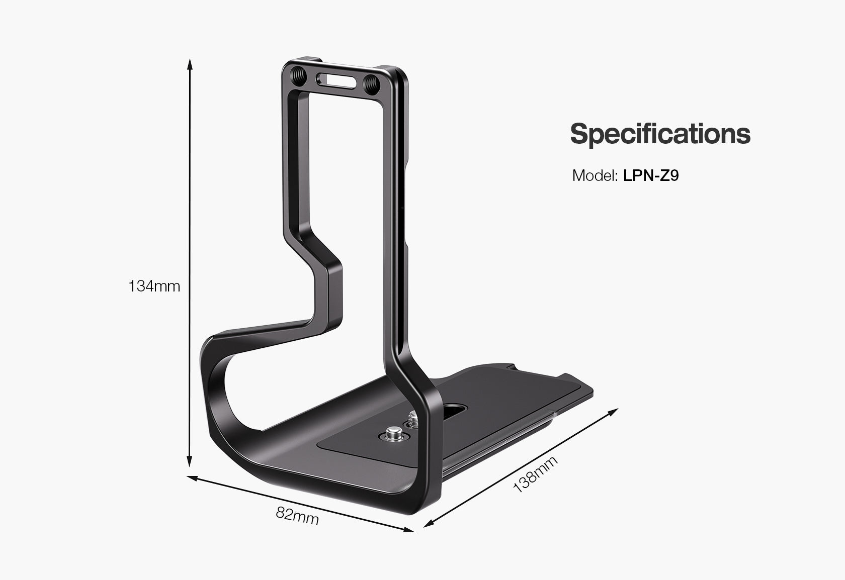 Leofoto LPN-Z9 L-Bracket for Nikon Z9 Mirrorless Camera