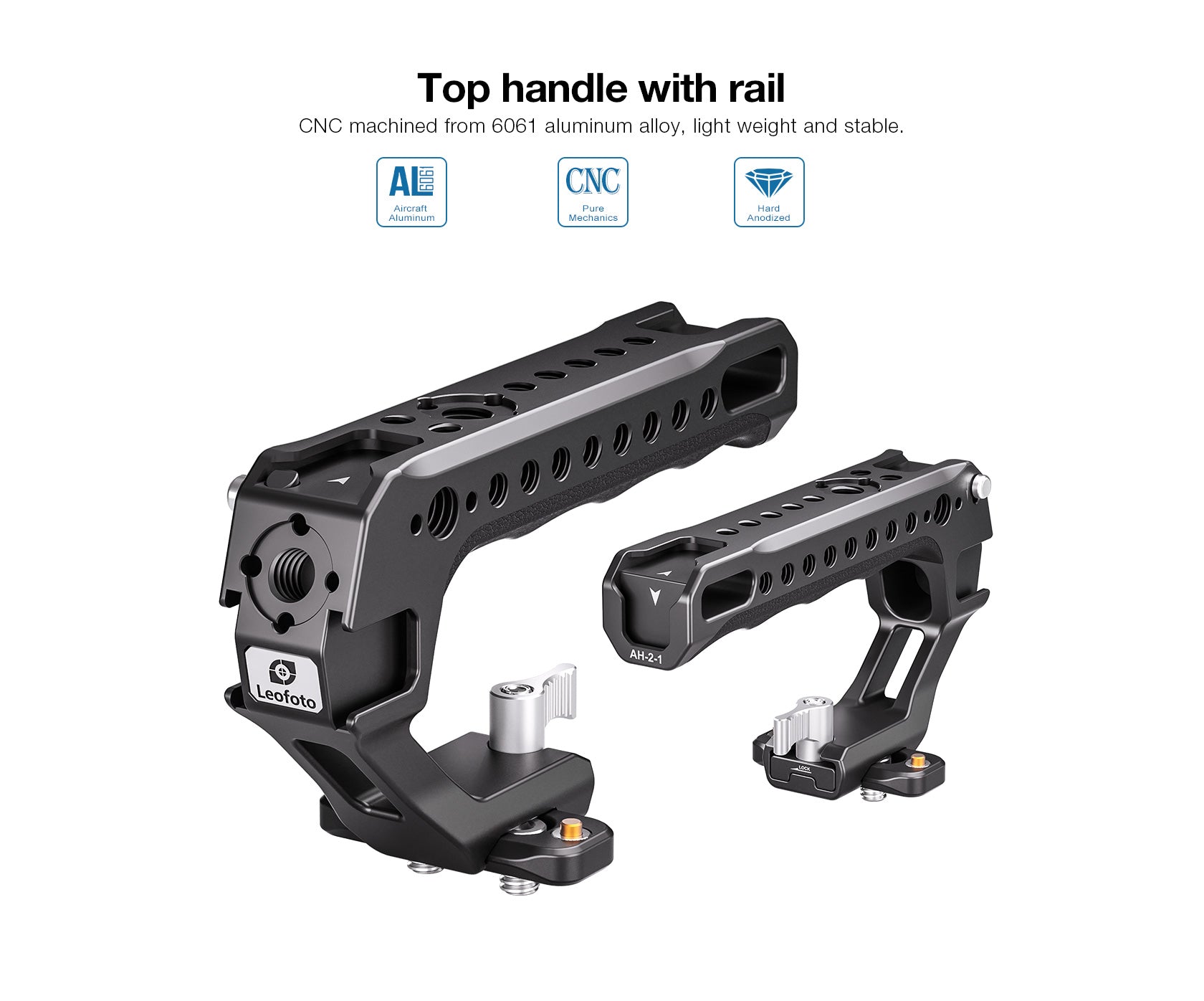 Leofoto AH-2-1 Top Handle | NATO/Picatinny Rail