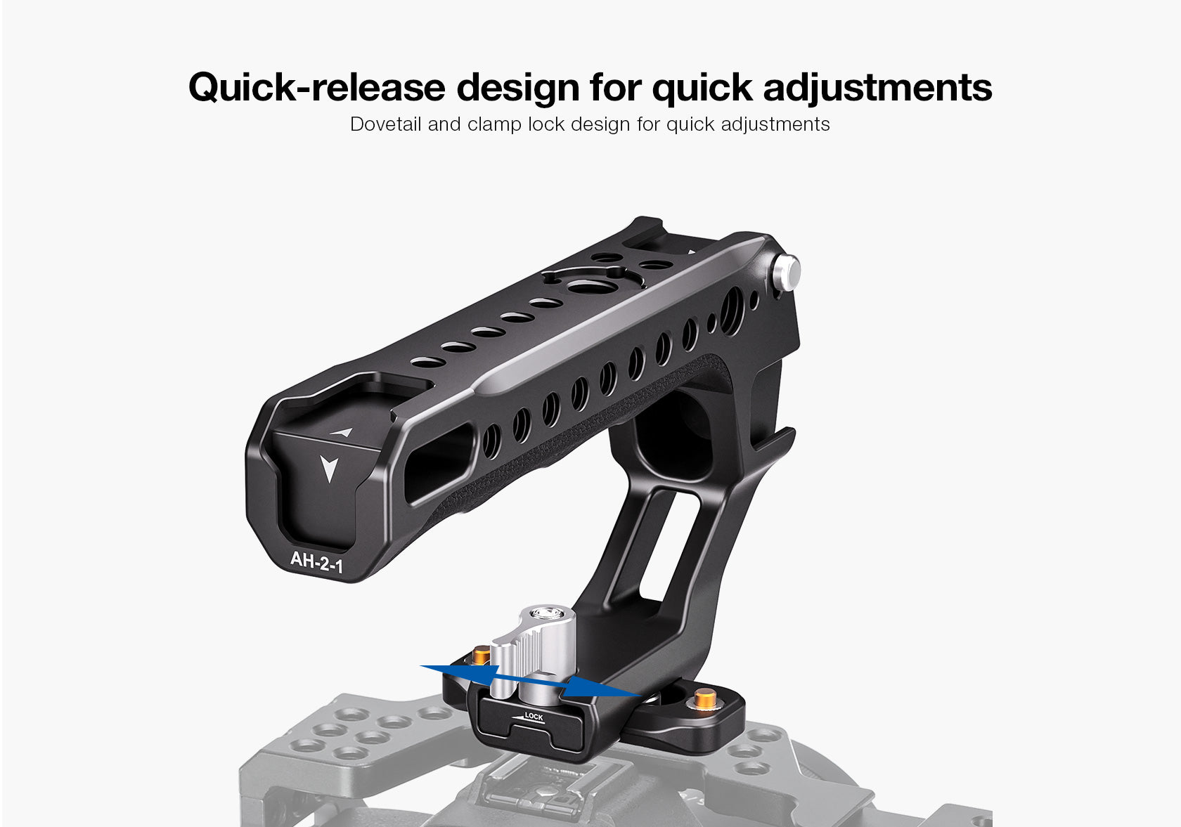 Leofoto AH-2-1 Top Handle | NATO/Picatinny Rail