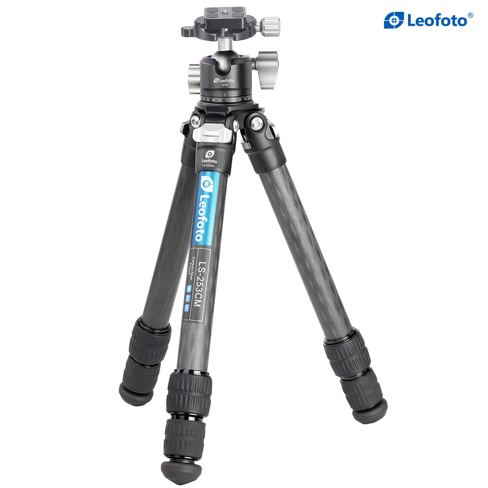 Leofoto LS-253CM/283CM + LH-30 Medium Ranger Series Tripod and Ball Head Set